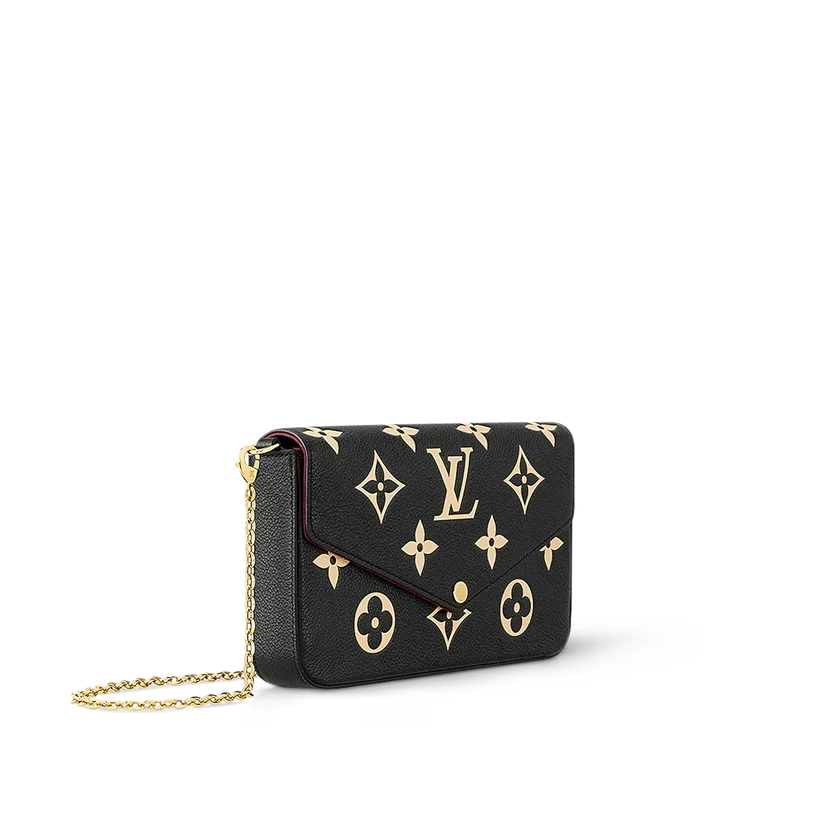 Felicie Pouch Black Beige