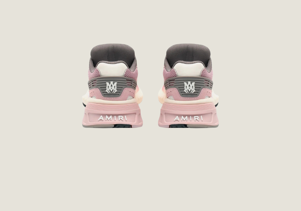 MA Runner Pink Low Top Sneakers Pink White Cream