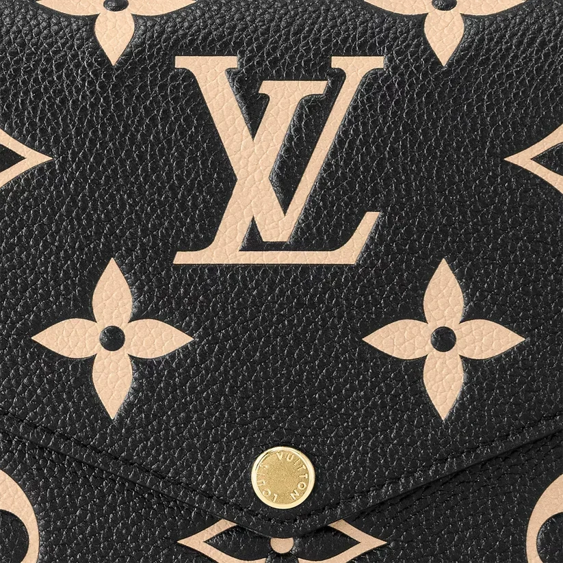 Felicie Pouch Black Beige