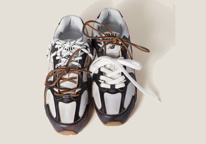 530 SL Runner – Deco’ Calf Leather & Suede Edition (Black / White)