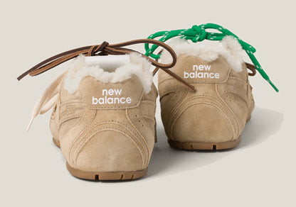 530 SL Runner – Bleached Leather & Shearling Edition (Écru)