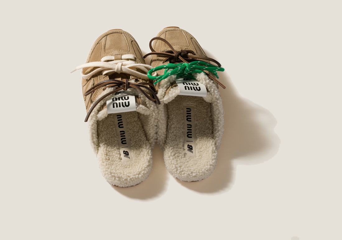 530 SL Runner – Bleached Leather & Shearling Edition (Écru)