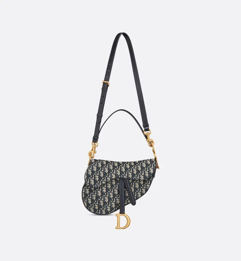 Saddle Bag With Strap - Blue Edition