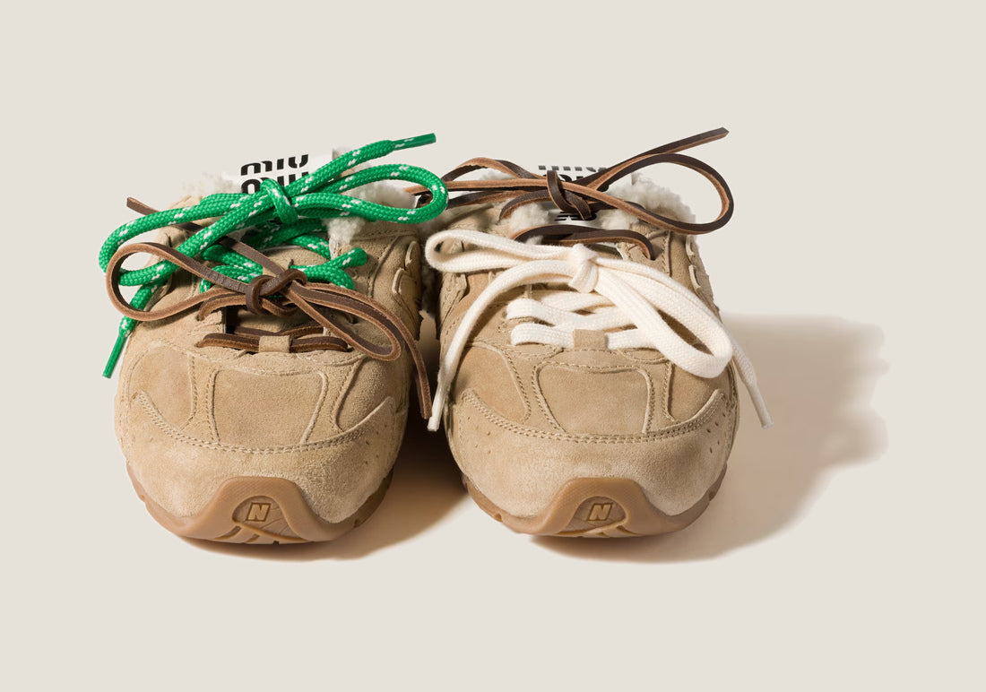 530 SL Runner – Bleached Leather & Shearling Edition (Écru)