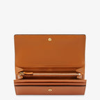 Roma Continental Leather Wallet – Brown