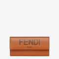 Roma Continental Leather Wallet – Brown