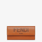 Roma Continental Leather Wallet – Brown