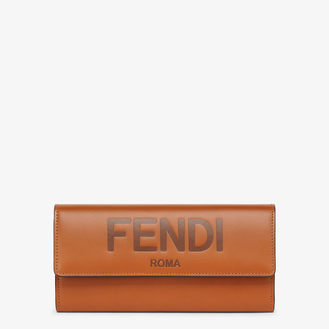 Roma Continental Leather Wallet – Brown