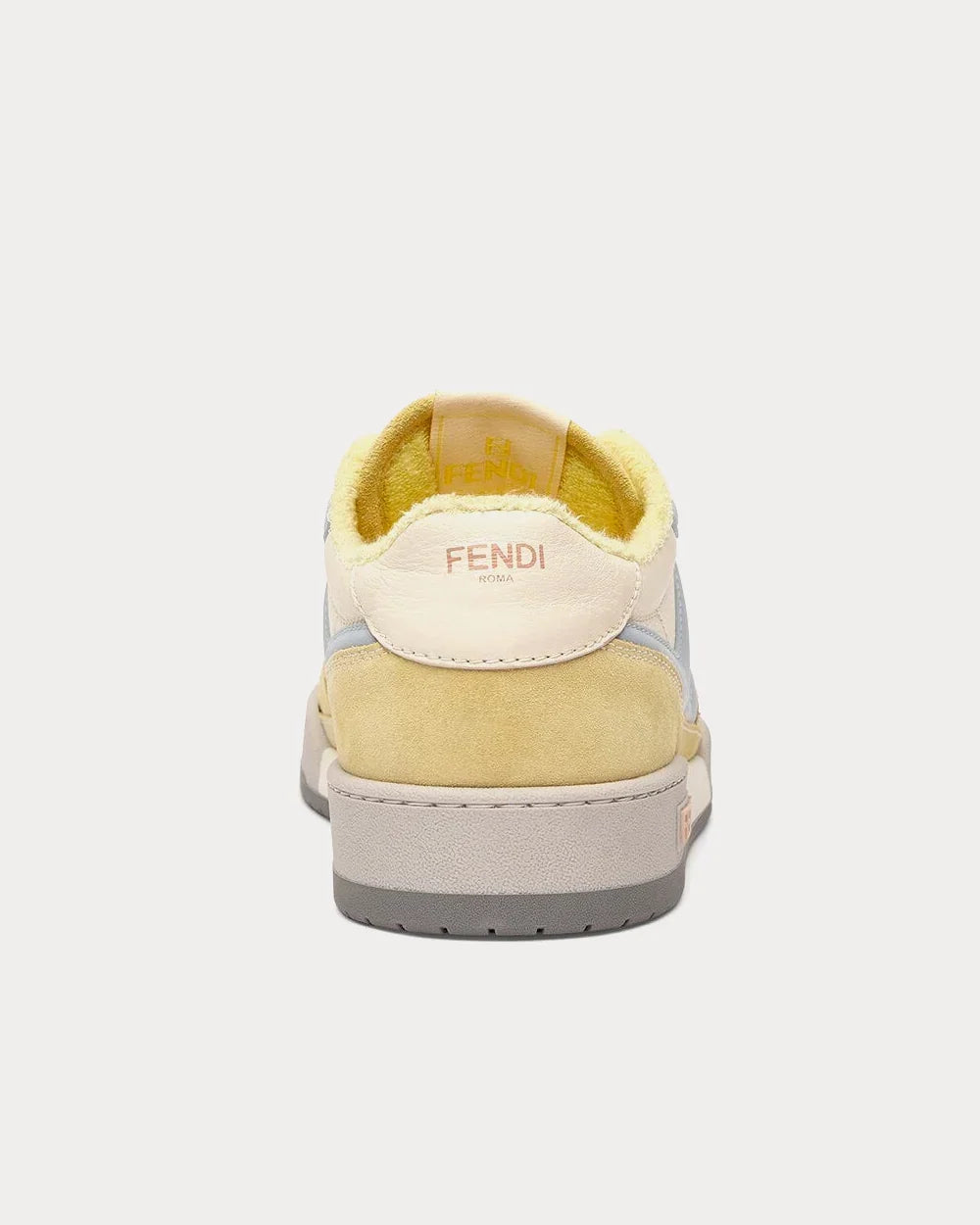 Match Lace-Up Sneakers – Yellow & Light Blue