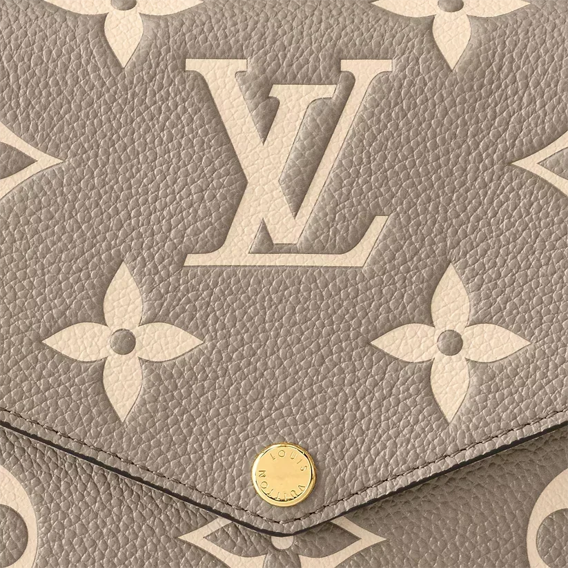 Felicie Pouch Monogram Cream