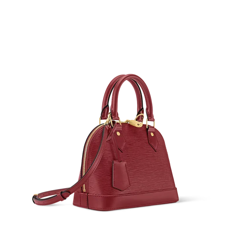 Alma BB Red Monogram Print
