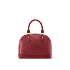Alma BB Red Monogram Print