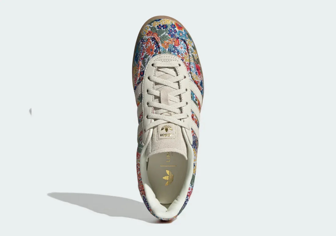 Samba OG- Liberty London Off White gum Collegiate Green