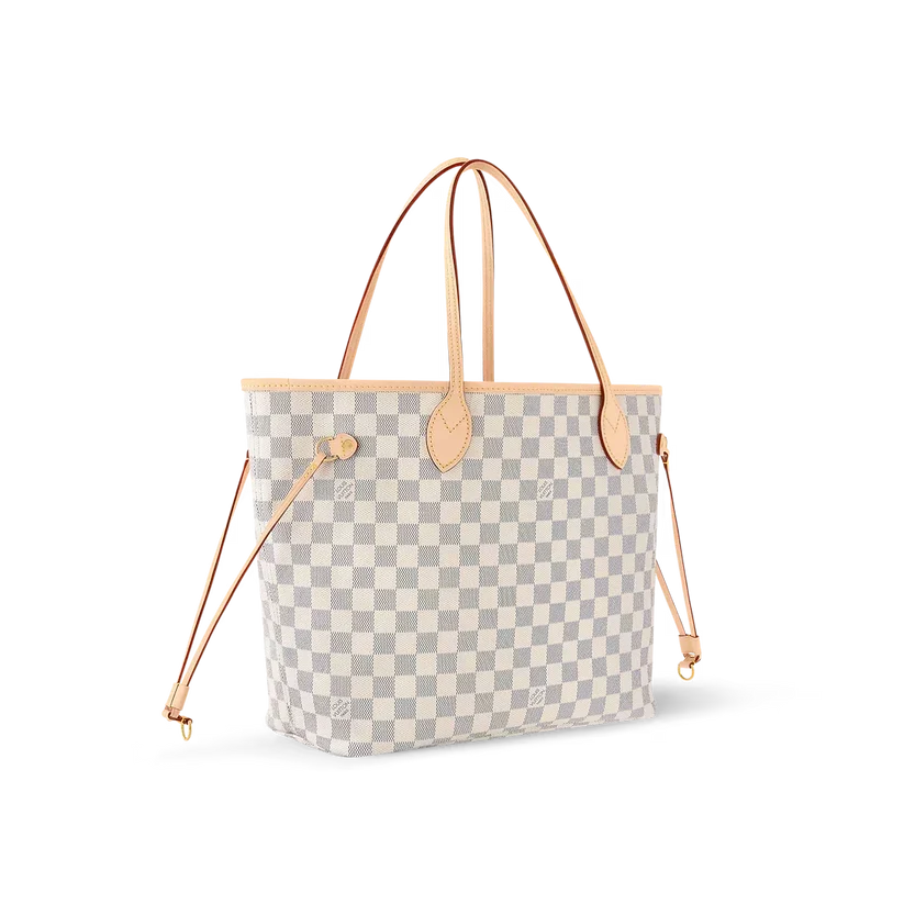 Never Full MM Damier Azur Canva