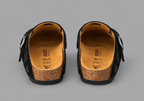 Limited Edition Black Monogram Clogs with Signature Buckle