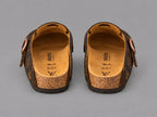 Brown Monogram Buckle Clogs - Limited Edition