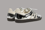 Metallic Silver Heritage Sneakers – Premium Retro Edition
