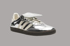 Metallic Silver Heritage Sneakers – Premium Retro Edition