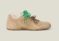 530 SL Runner – Bleached Leather & Shearling Edition (Écru)