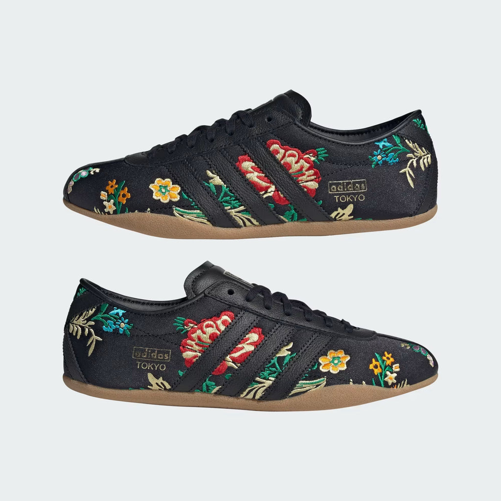 TOKYO Shoes – Black Floral